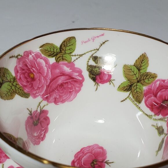 Foley Teacup and Saucer Century Rose Pink Vintage - Picture 3 of 10